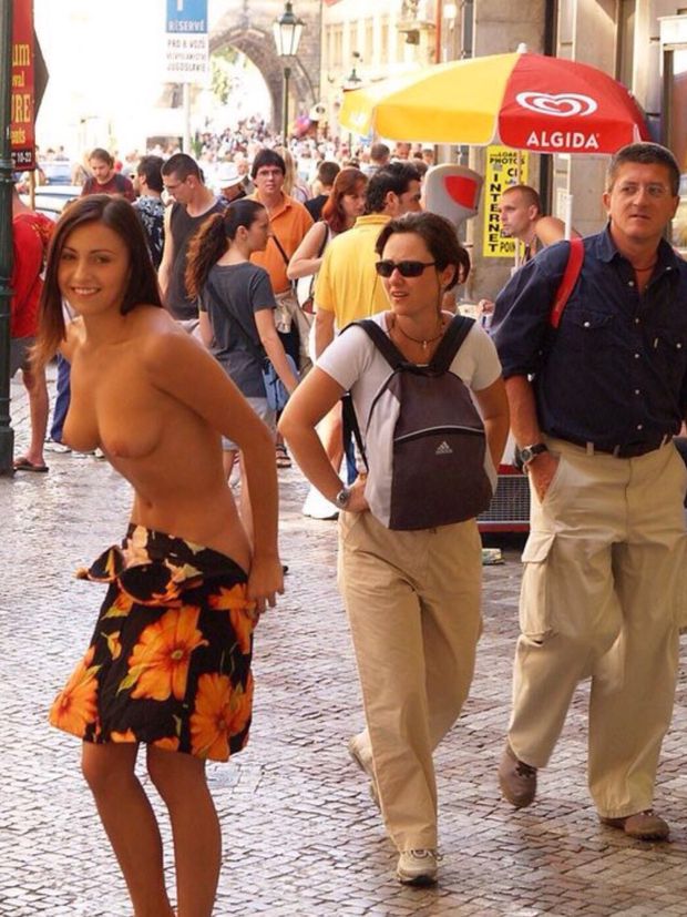 dare on a public street