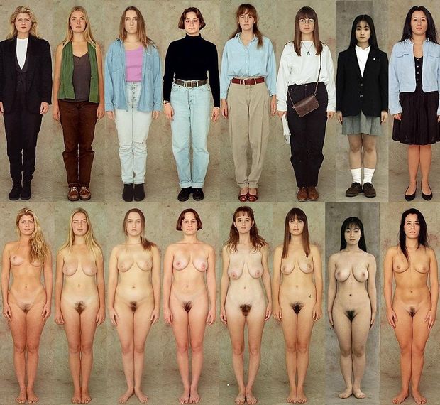 Clothed Vs. Nude Comparison