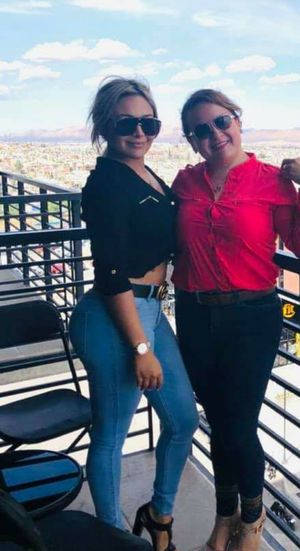 Latina babe in tight jeans and heels