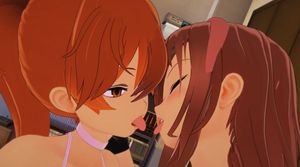 (Dead or Alive) Hitomi x Kasumi threesome