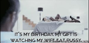 Watching wife wat pussy