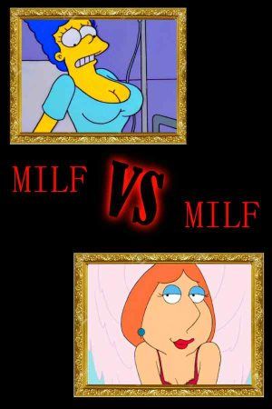 Epic Cartoon MILF Battle – Marge Simpson vs Lois Griffin