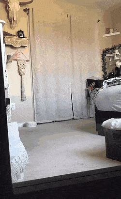 Sexy hot babe blue hair