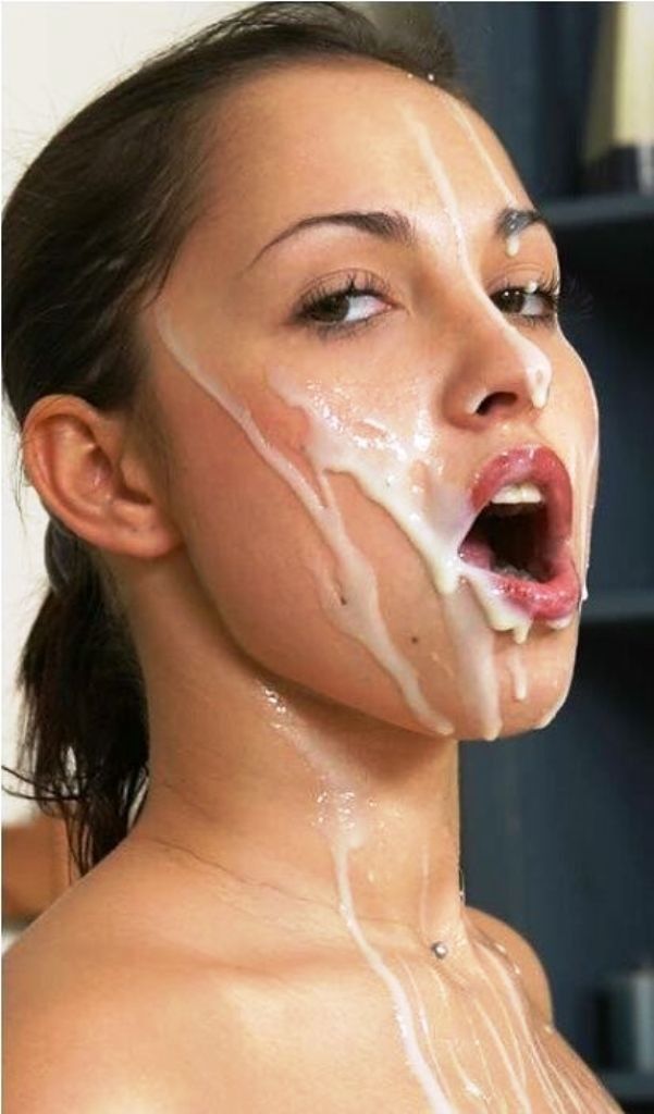 nice cum on beautiful face