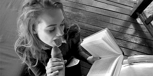 When she can't put the book down, even for five minutes.
