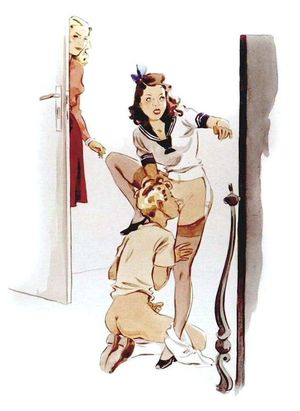 Hurry up, mum can catch us!