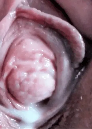 Pussy leaking cum
