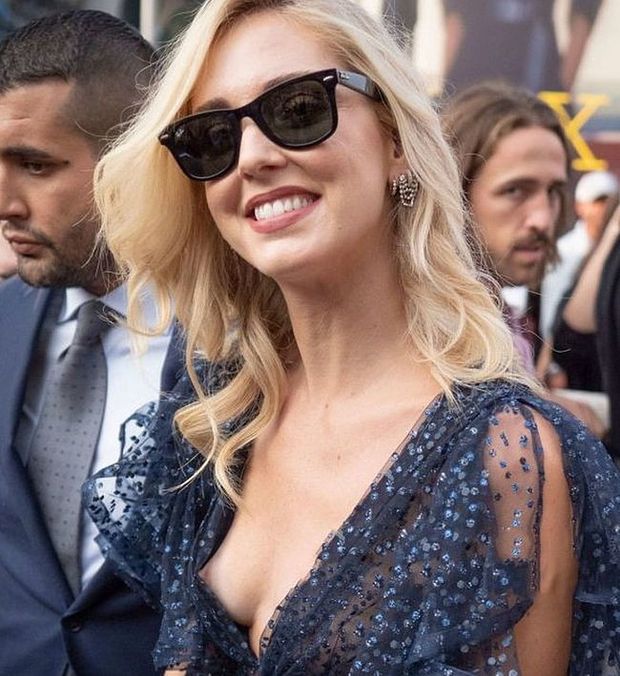 Chiara Ferragni Simpatica sottoveste per capezzoli