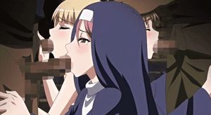 Group hentais going down on bbcs