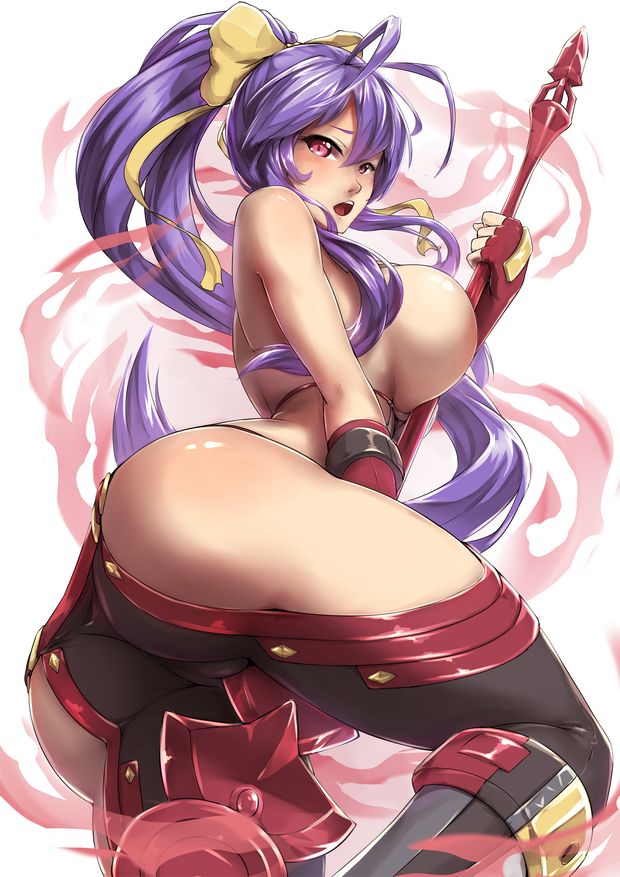 mai natsume (blazblue and 2 more) drawn by packge