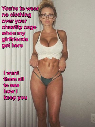 no clothing over chastity for my girlfriends