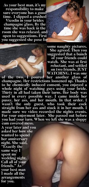 regulatin Posted pictures of his bride. We ALL enjoyed using her.