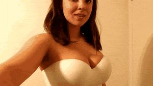 Adorable bouncing tits