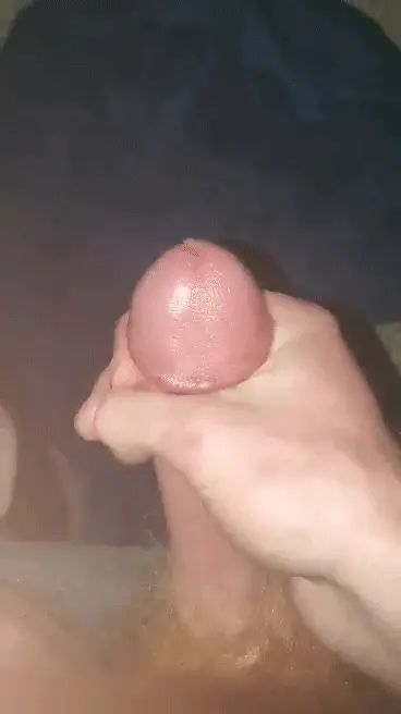 Daddy cumming while watching porn