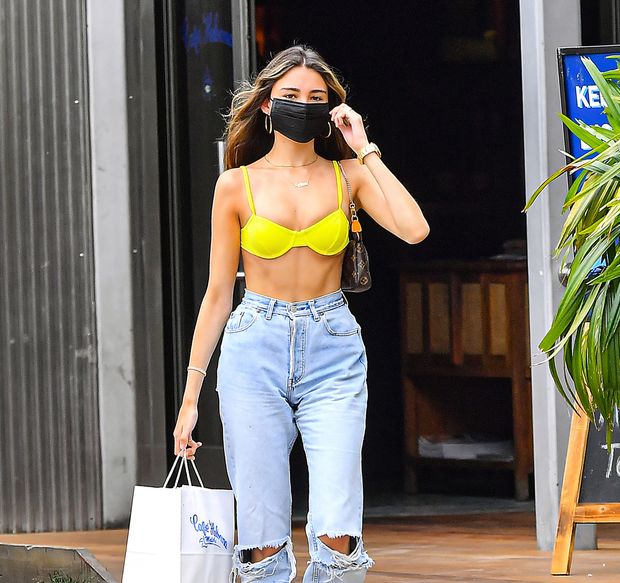 A Masked Madison Beer