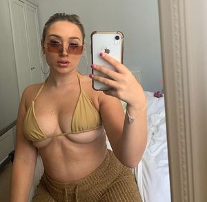 Summer wears a tiny bikini