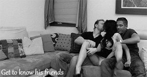 Your wife is getting to know your friends.