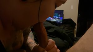 Getting a amazing blowjob