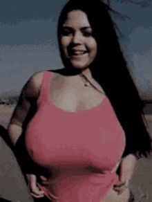 Modella di grandi tette