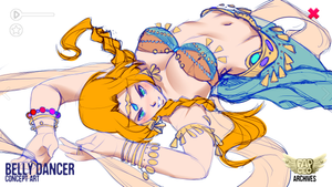Archives: "Concept Art Pack 2" - Belly Dancer Concept Art