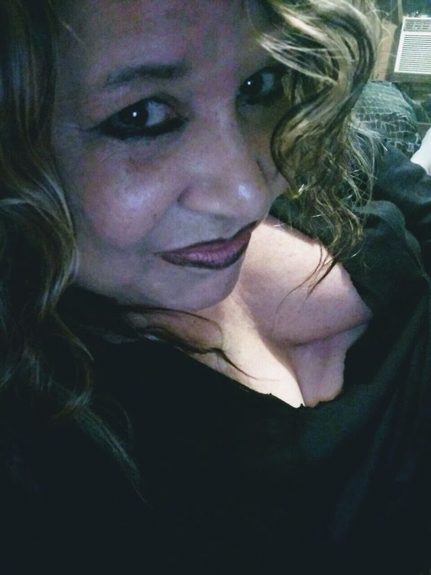 Sexy lady with awesome boobs