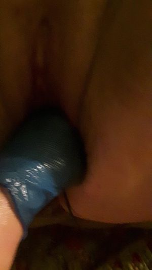 Fisting her permanently gapping pussy