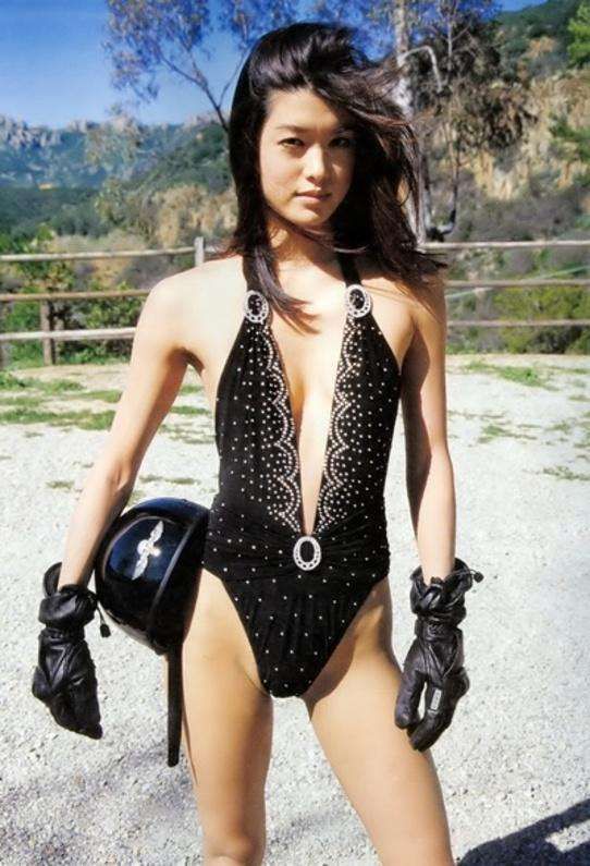 Grace Park sexy bike slut