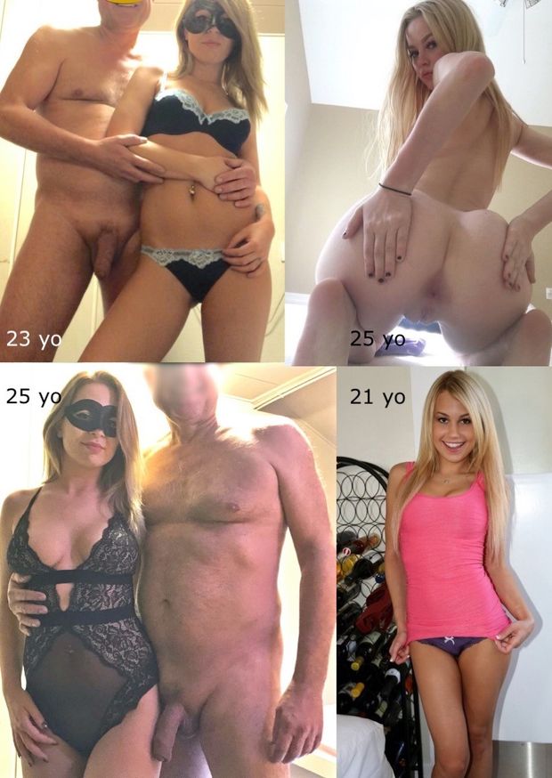 CFNM & Before / After: the gorgeous blonde daughter of a good friend becomes hotter with age. 74c