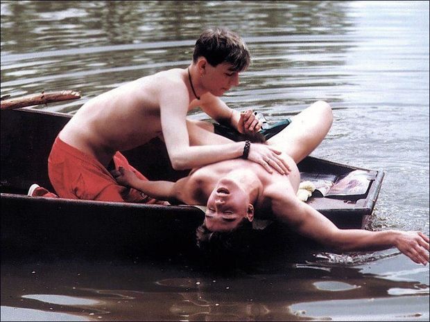 Fun in a boat