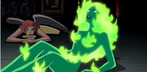 Hawkgirl & Fire