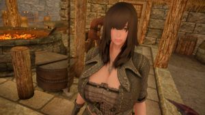Busty skyrim barmaid