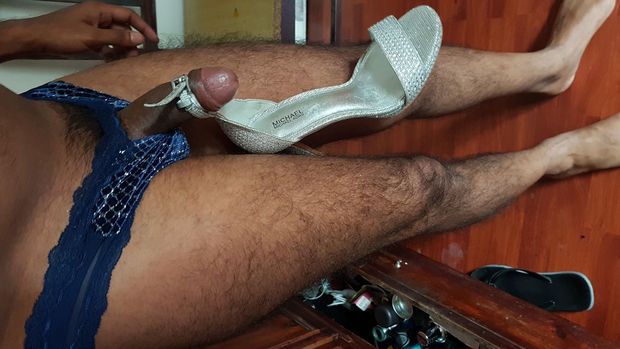 My dick hard in high heels