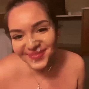 Delicious facial cum