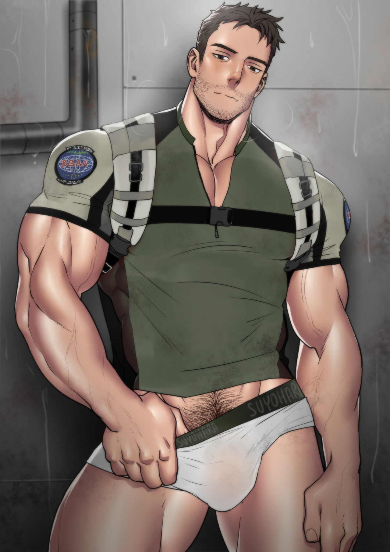 Chris redfield by Suyohara