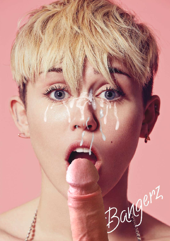 Miley doing what she does best.