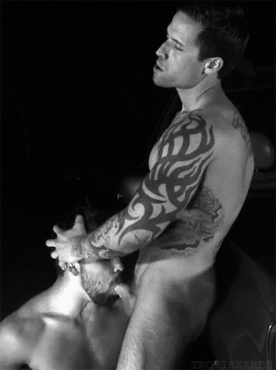 He asked me if I ever regretted getting my tattoos. “Not any more than you’ll ever regret sucking my cock,” I replied.