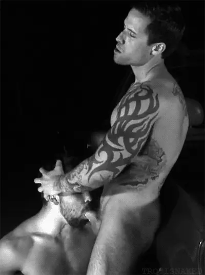He asked me if I ever regretted getting my tattoos. “Not any more than you’ll ever regret sucking my cock,” I replied.