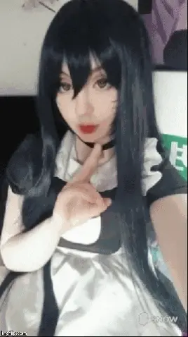 Eye rolling ahegao face looks cute as hell