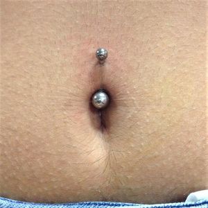 Lickable piercing