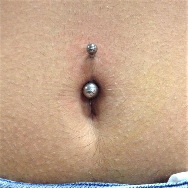 Lickable piercing