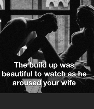 Waiting to reclaim her pussy while watching her with someone new...so fucking hot