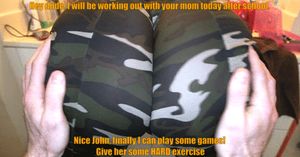 yoga with my friend's mom