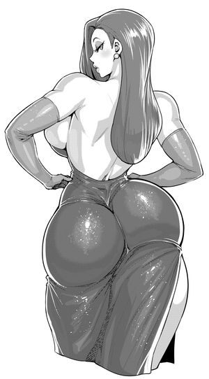 Phat ass n massive sideboob