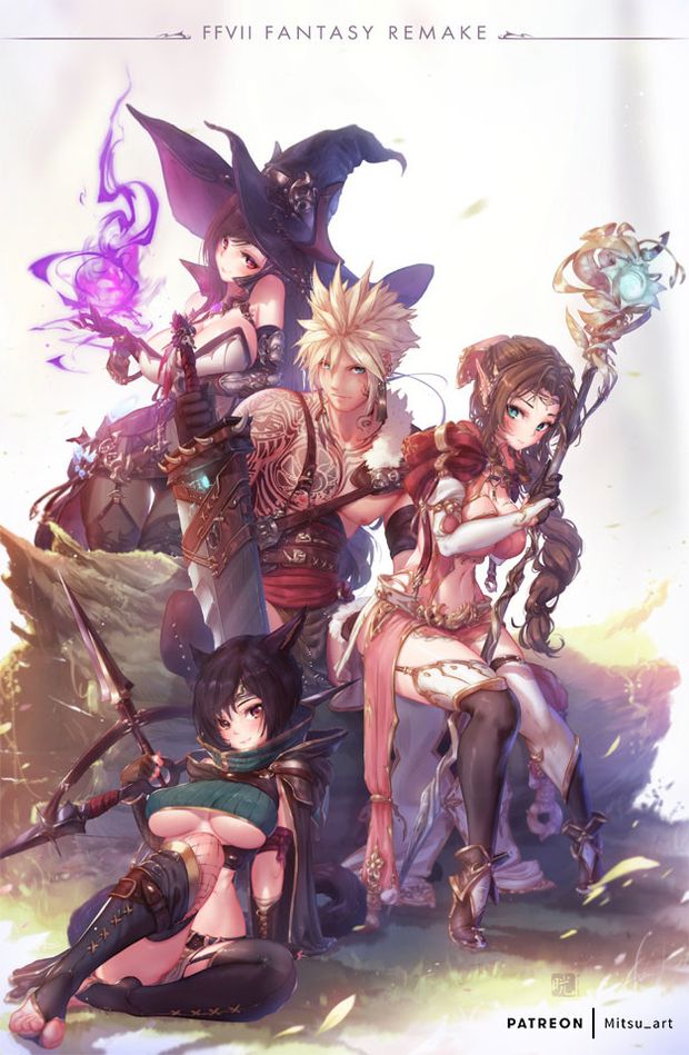 FFVII Remake - Mitsu Art