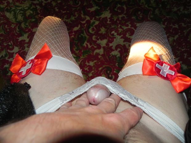 The nurse is ready for the procedure