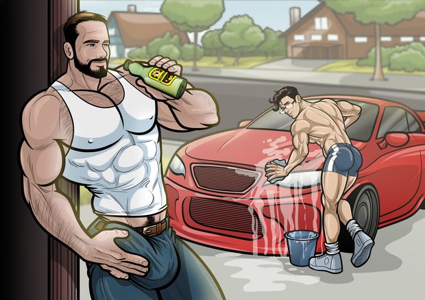 Clay Fine's World of Gay Comics and Smut Stories