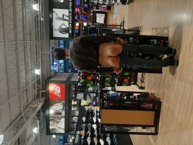 My bare ass in store.