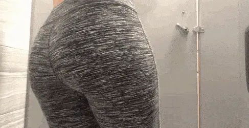 White Thong Pulled Out Of Ass To Show Pussy