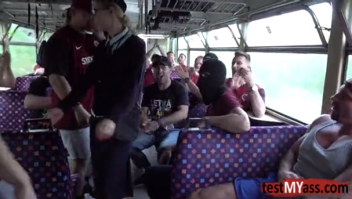 GANG-BANG ON BUS
