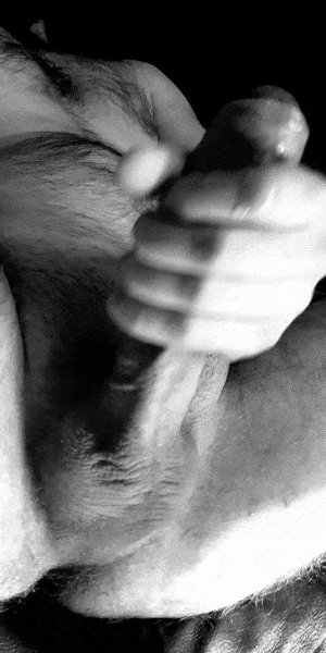 Pleasuring large dick